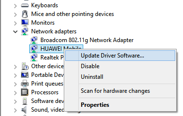 Update-driver-software