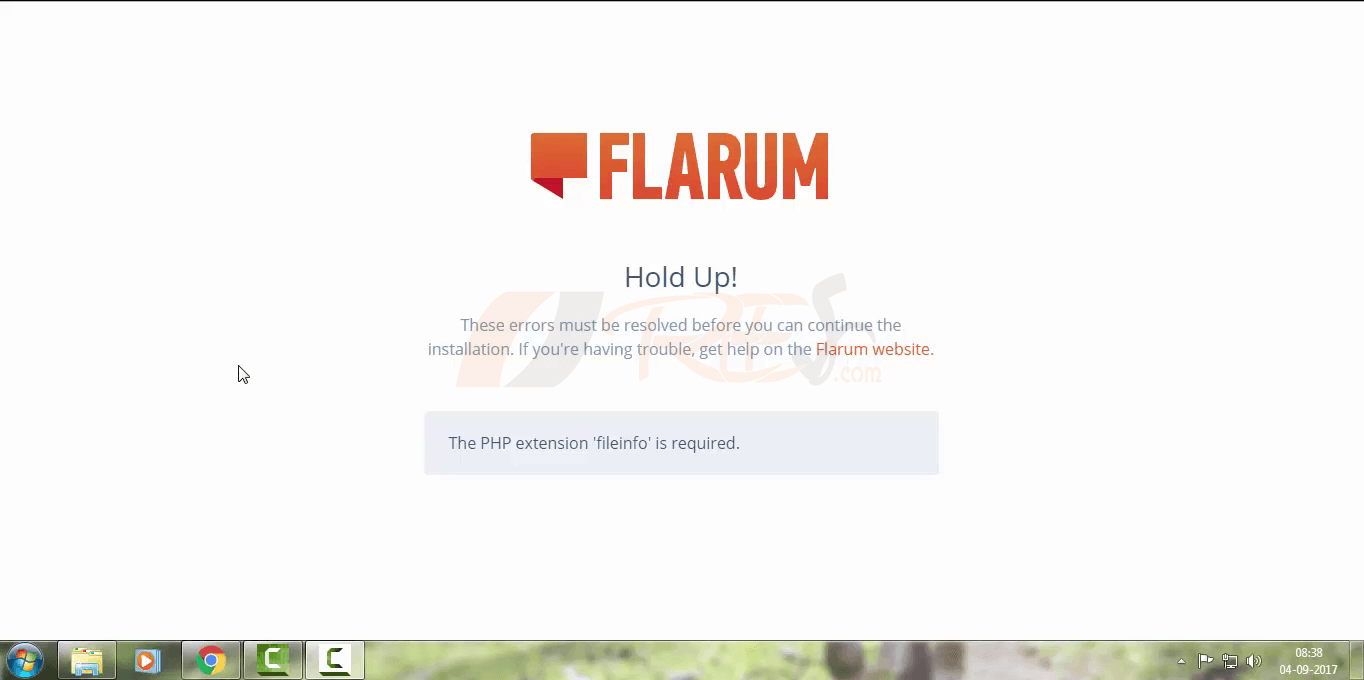 Flaurm Error